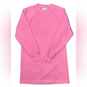 Wilfred Long Sleeve Crewneck Pink Sweatdress size XS